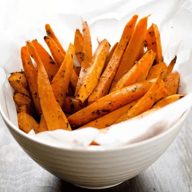 Sweet potatoes fries.
